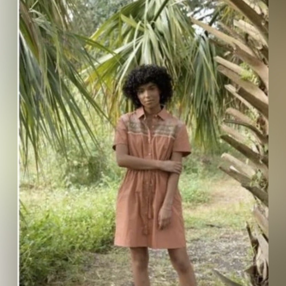 Souk Indigo Blume Dress in Terracotta-0199